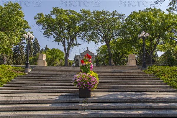 Stairs from the Red River