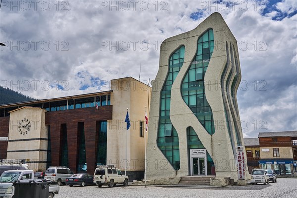 Police station in Mestia