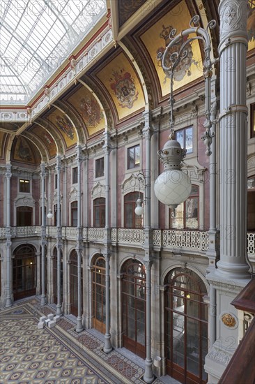 Inner courtyard with glass dome