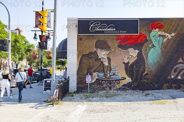 Mural in the French Quarter St. Boniface