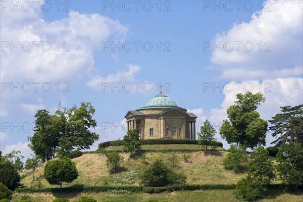 View of the burial chapel of Stuttgart-Rotenberg