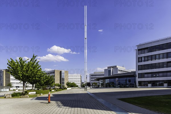 Headquarters of the company SAP with logo