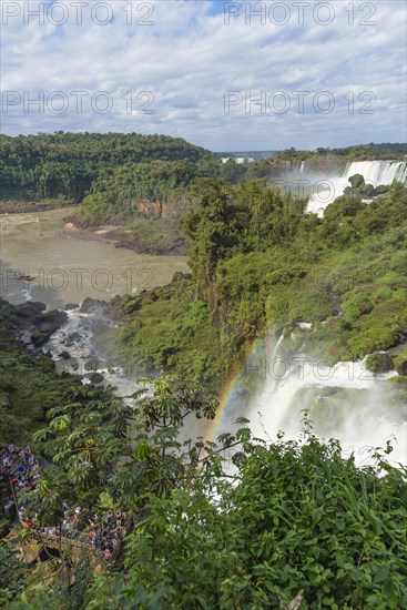 View of the waterfalls from above