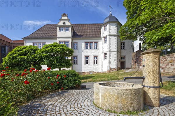 In front fountain at the Schulberg