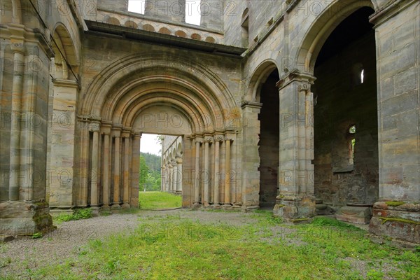 Church ruins of Paulinzella Monastery former Benedictine monastery