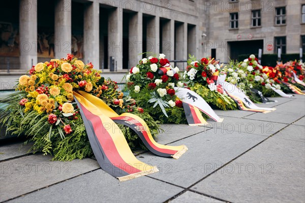 Wreath-laying ceremony on the occasion of the 70th anniversary of the GDR People's Uprising of 17 June 1953 at the Platz des Volksaufstandes in Berlin. 17.06.2023.