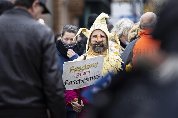 Demonstration against the reformed Infection Protection Act by Corona sceptics