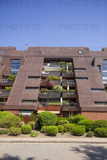 Stepped residential building