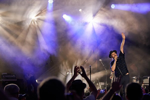 Max Mutzke performs at the Rhineland-Palatinate Day in Bad Ems BAd Ems