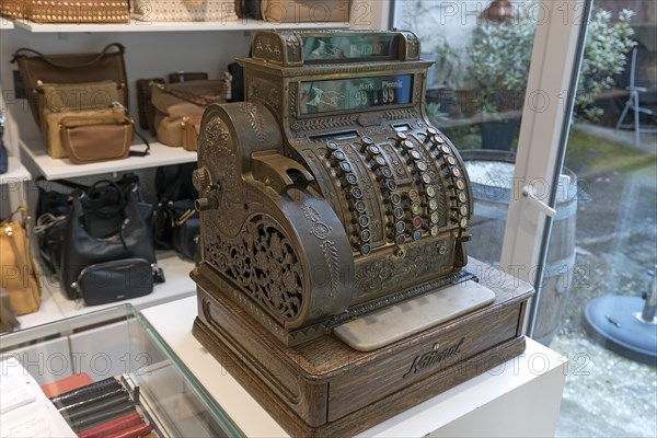 Antique cash register around 1900