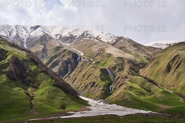 Mountain scenery in the High Caucasus