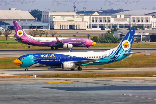 Boeing 737-800 aircraft of NokAir at Bangkok Don Mueang Airport