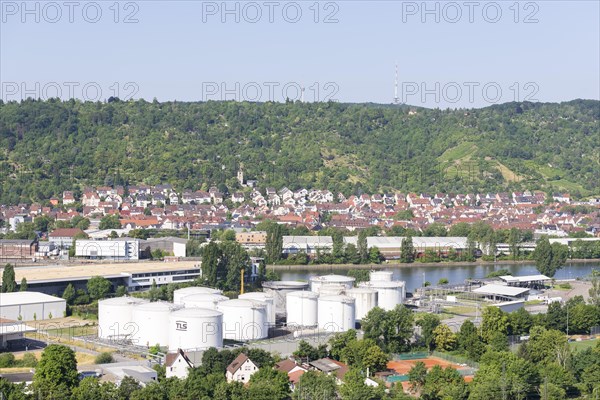 View of the oil port of Stuttgart at Nordkai