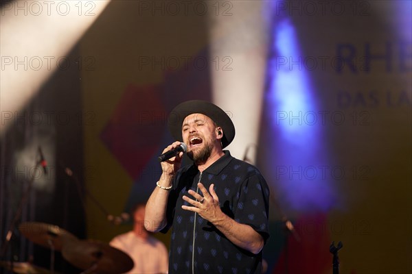 Max Mutzke performs at the Rhineland-Palatinate Day in Bad Ems BAd Ems