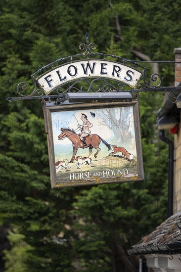 Inn sign from the catering establishment