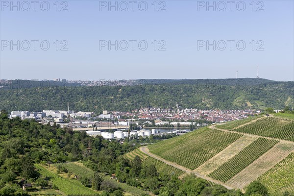 View of the oil port of Stuttgart at Nordkai