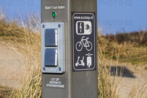 Dutch free Ecotab e-bike charging station