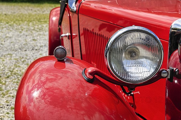 Red MG convertible