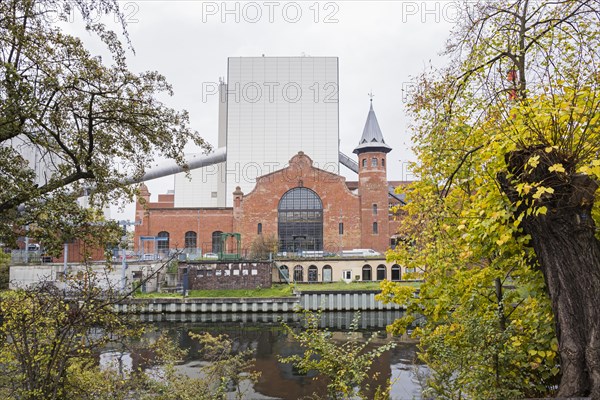 Historic facade of the Vattenfall combined heat and power plant