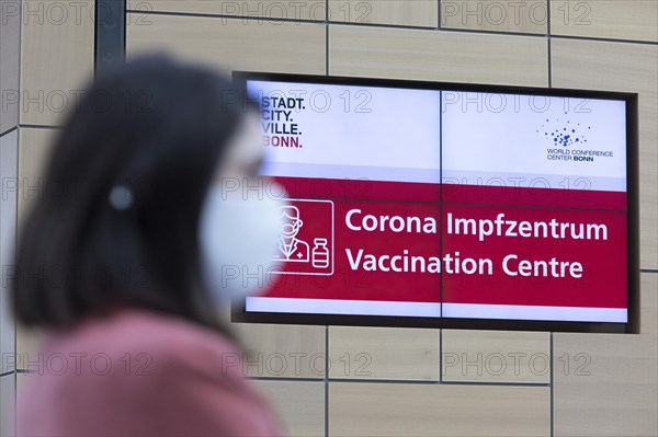 Corona Vaccination Centre of the City of Bonn at the WCCB in Bonn