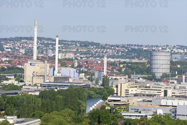 EnBW combined heat and power plant Stuttgart-Gaisburg