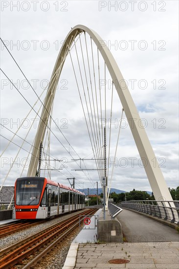 Light rail Bybane Public transport Transport at Birkelandsskiftet in Bergen