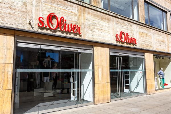 Shop of the brand s.Oliver with logo retail at Koenigstrasse in Stuttgart