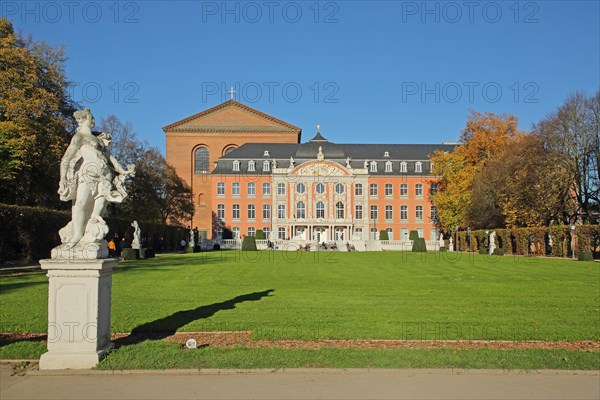 Palace Garden with Statues