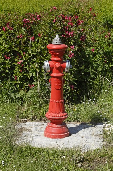 Red hydrant