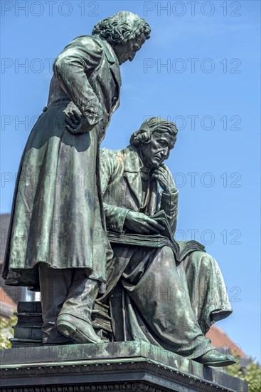 Monument Brothers Jakob and Wilhelm Grimm