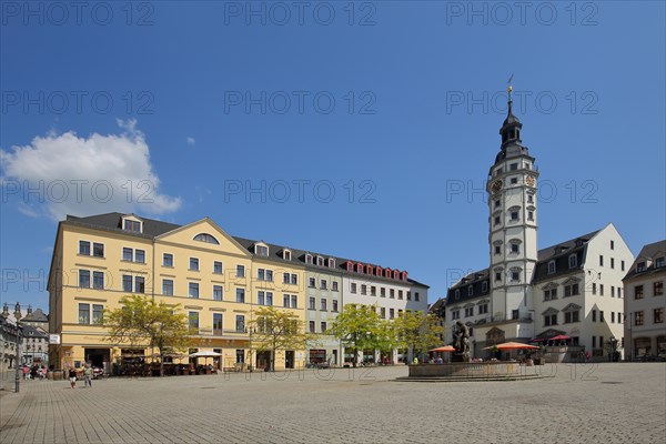 Market Square with Renaissance Town Hall and Tower