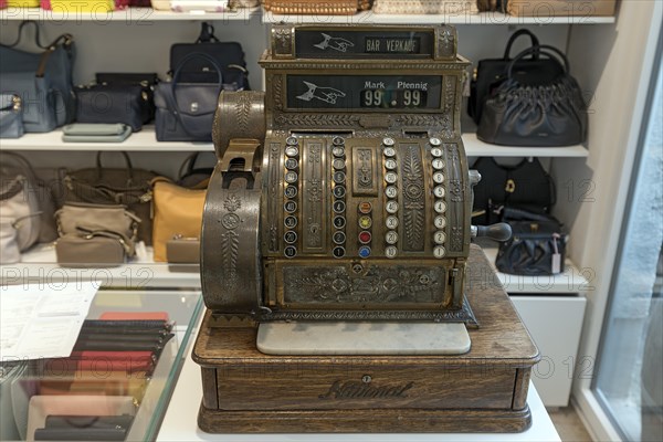 Antique cash register around 1900