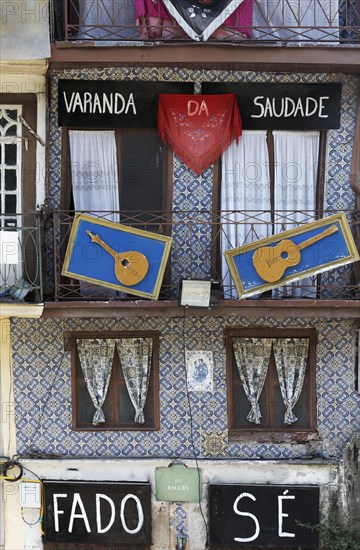 Dilapidated house with fado bar