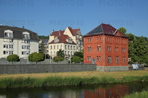 Former power station built in 1897 on the banks of the Weisse Elster