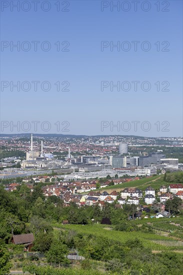 View of Daimler plant Untertuerkheim