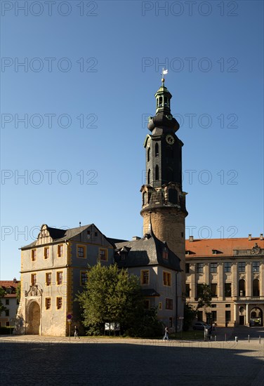 Baroque City Palace with Palace Tower and Bastille