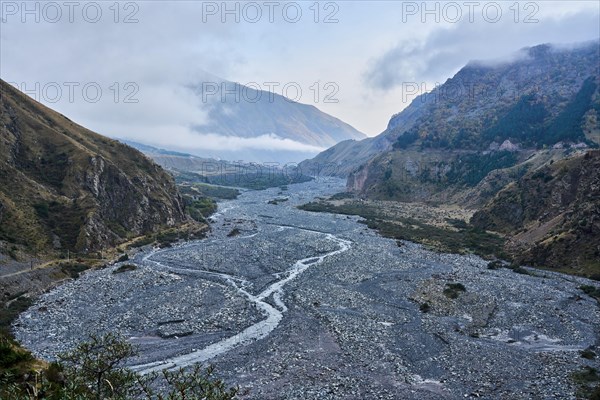 Darial Gorge with the Terek River