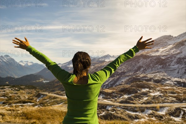 Woman with Arms Outstretched