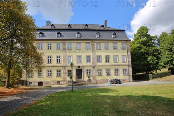 Baroque castle built 1740 with castle park