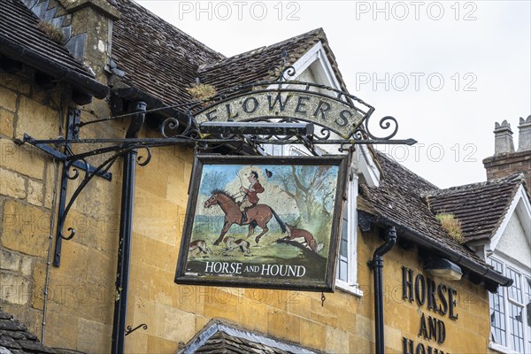 Inn sign from the catering establishment