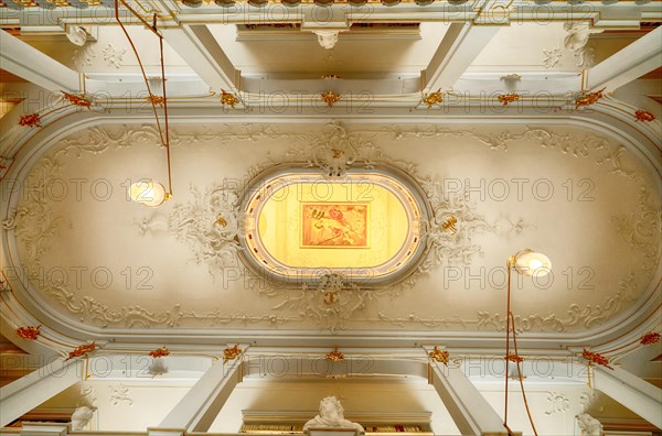 Ceiling painting Genius of Glory by Johann-Heinrich Meyer