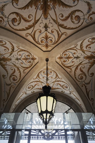 Entrance with neoclassical painted ceiling