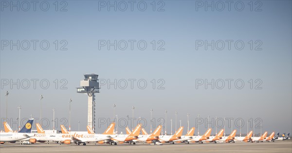 Easyjet aircraft at Berlin-Brandenbunr Airport