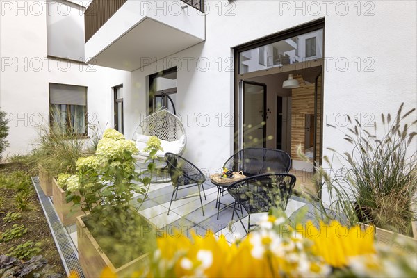 Terrace of a luxury flat in Berlin