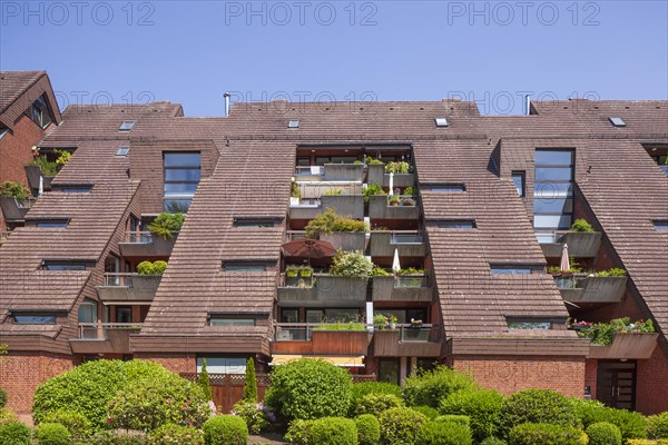 Stepped residential building