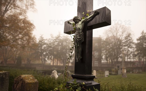 Cemetery in autumn