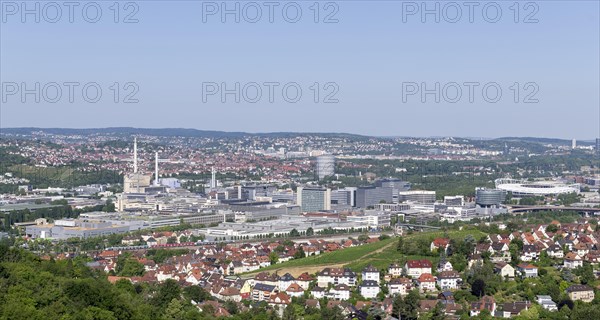 View of Daimler plant Untertuerkheim