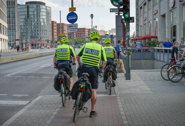 Bicycle police on patrol