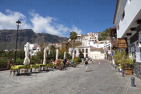 Traditional alley in Tejeda