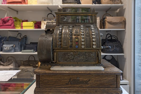 Antique cash register around 1900